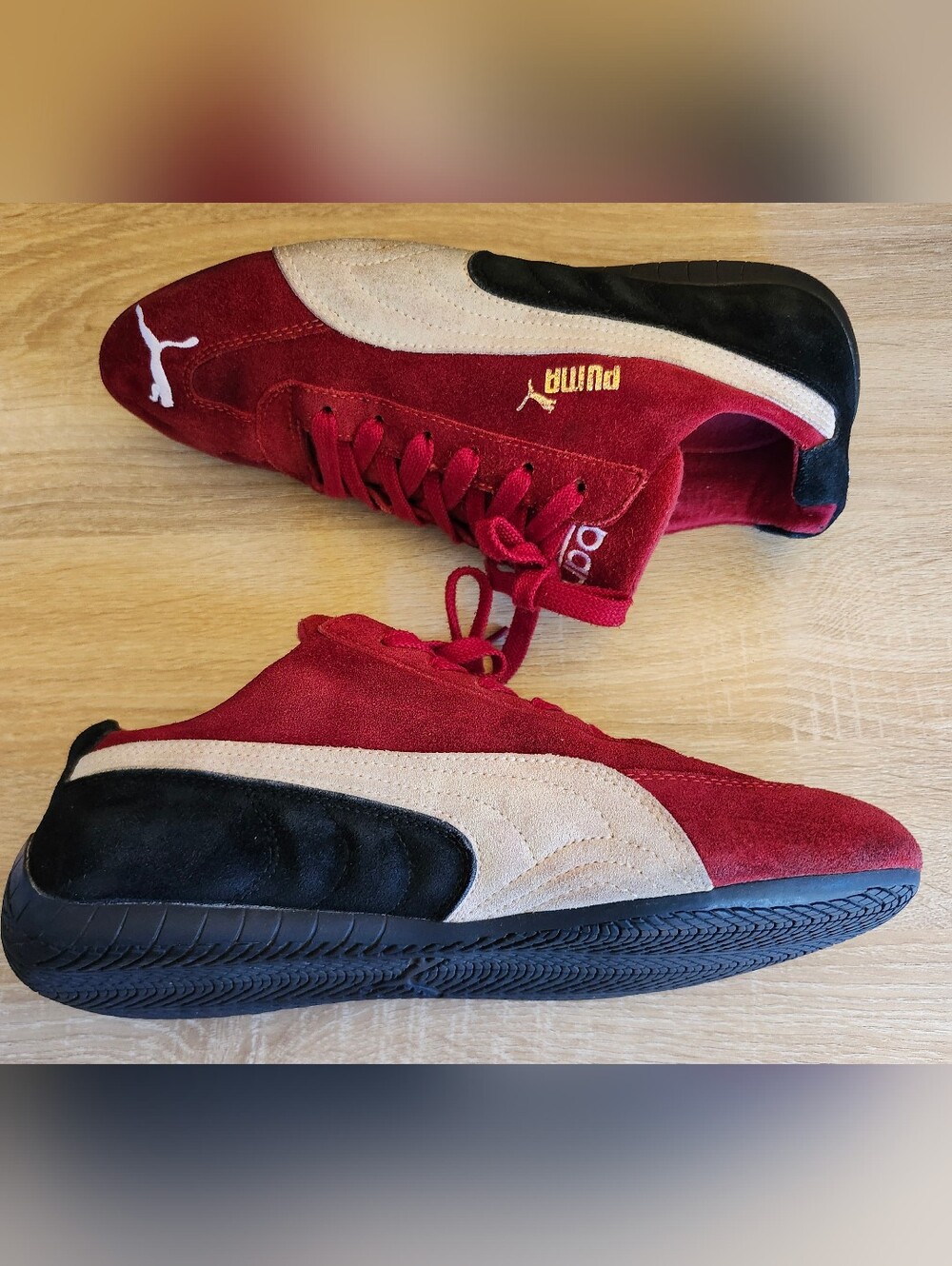 Sparco Puma Red Racing Shoes Size 9 Men's, For Real Racing and Sim Racing! - Picture 6 of 14